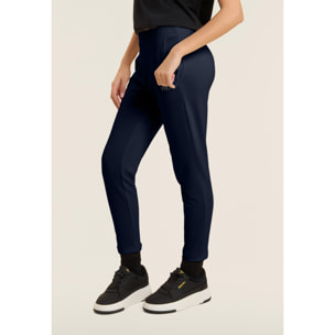 Pantaloni Sportivi Cropped con risvolto e strass FREDDY