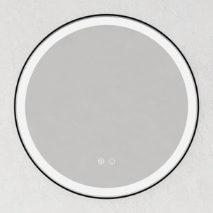 Miroir de salle de bain LED Per Tactil, 80 cm