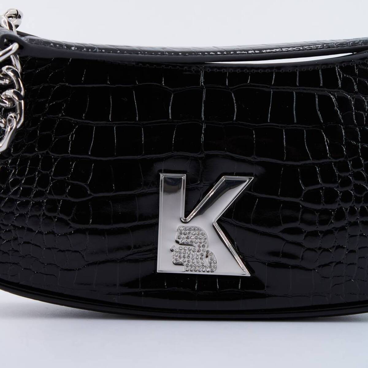 BOLSOS KARL LAGERFELD KAMEO SHOULDERBAG CROC