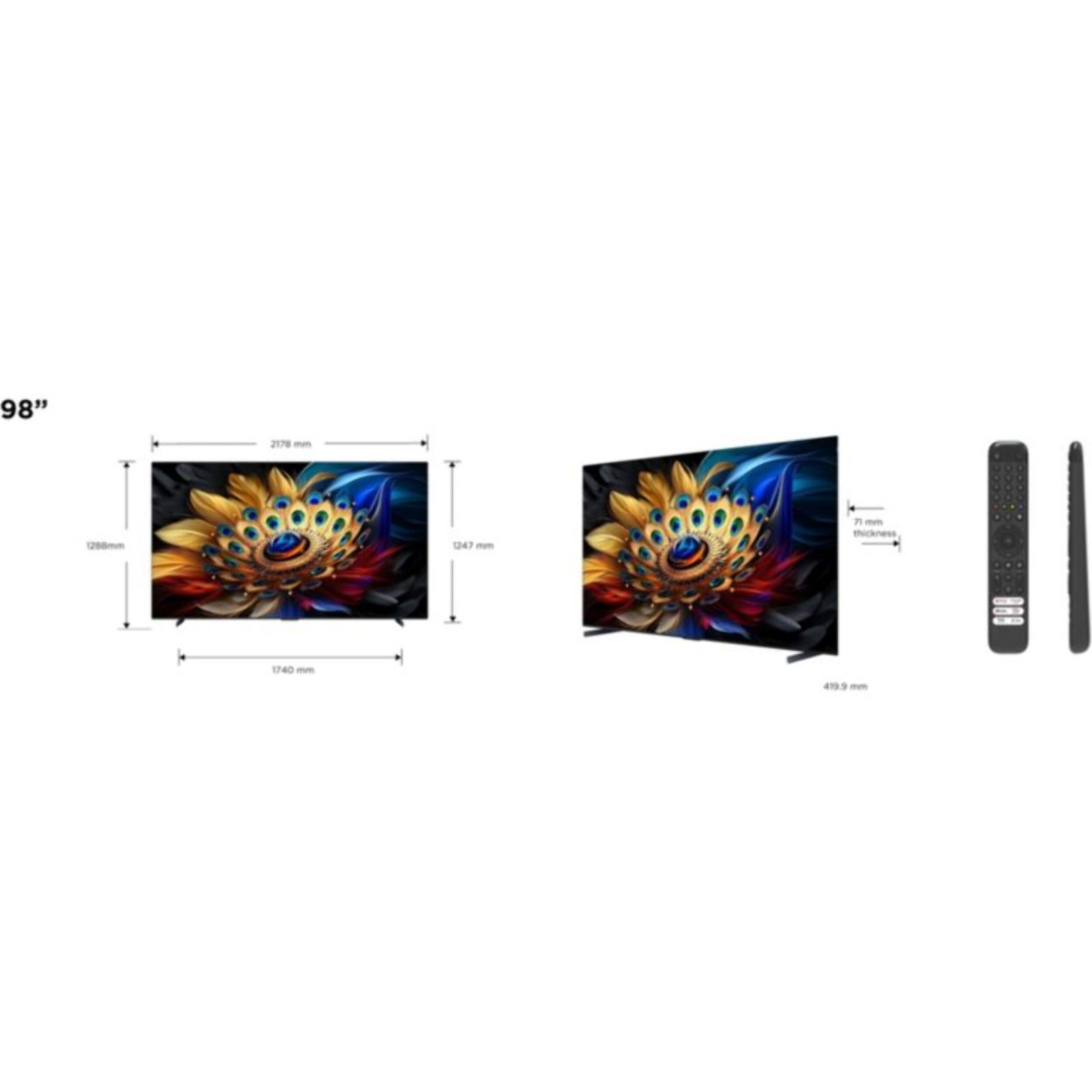 TV QLED TCL 98C69B 2024