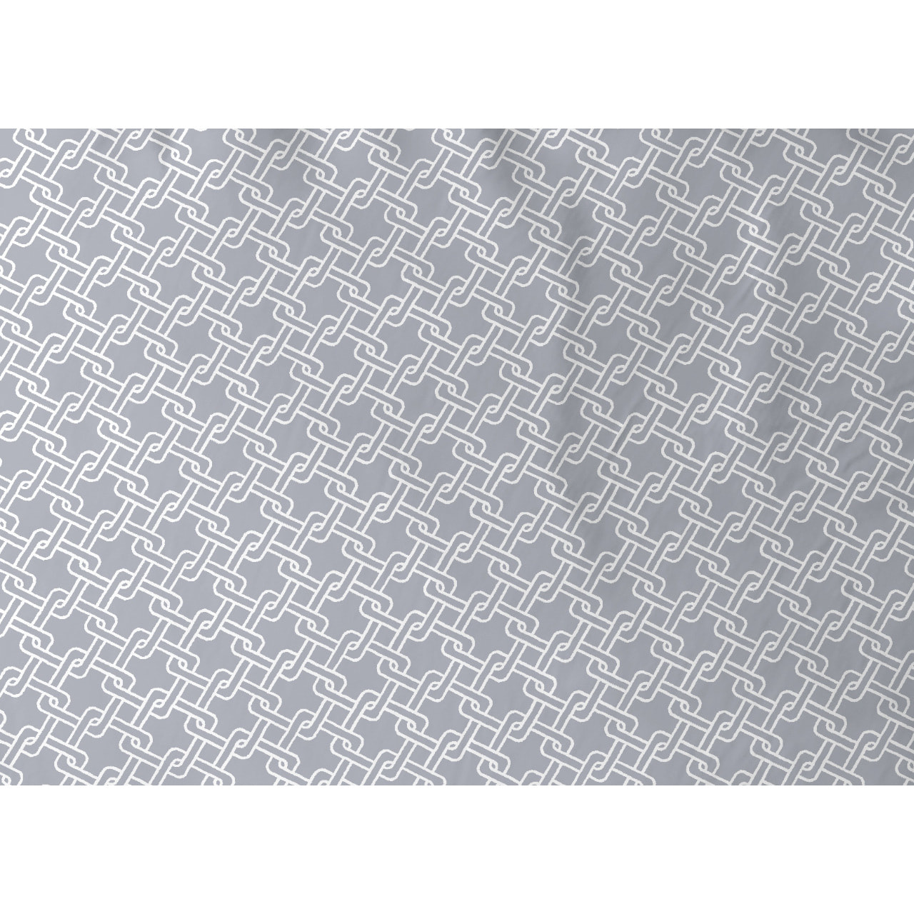 Copripiumino In 100% Cotone Disegno Catena