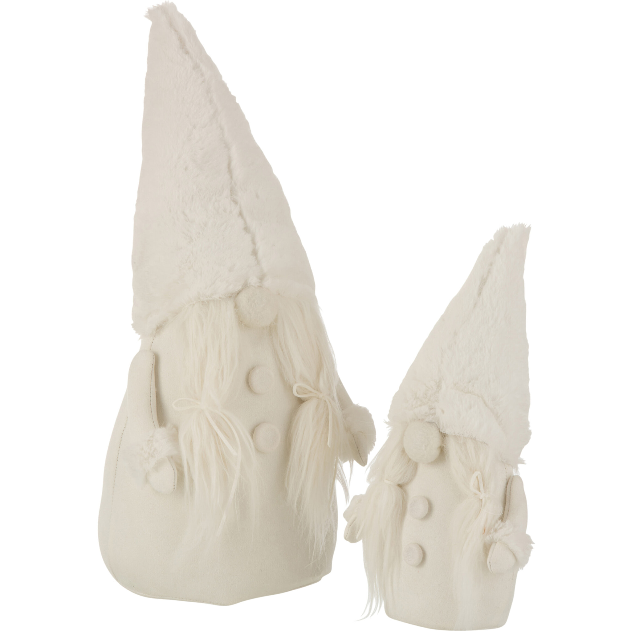 J-Line figurine Père Noël - textile - beige - large