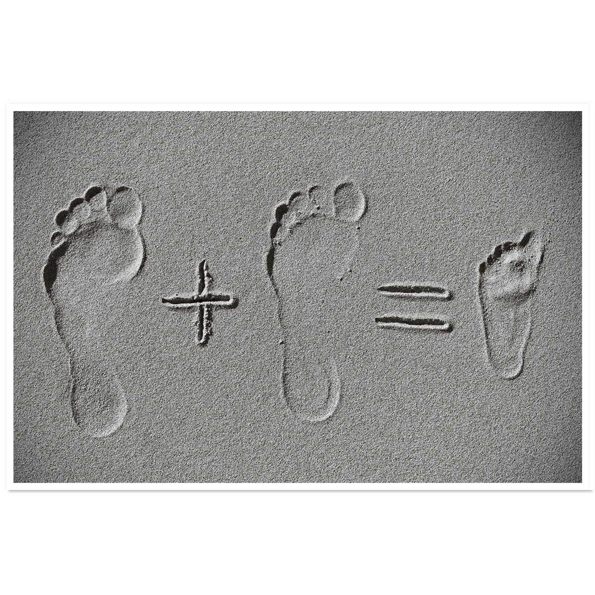 Affiche enfant faire part  Affiche seule