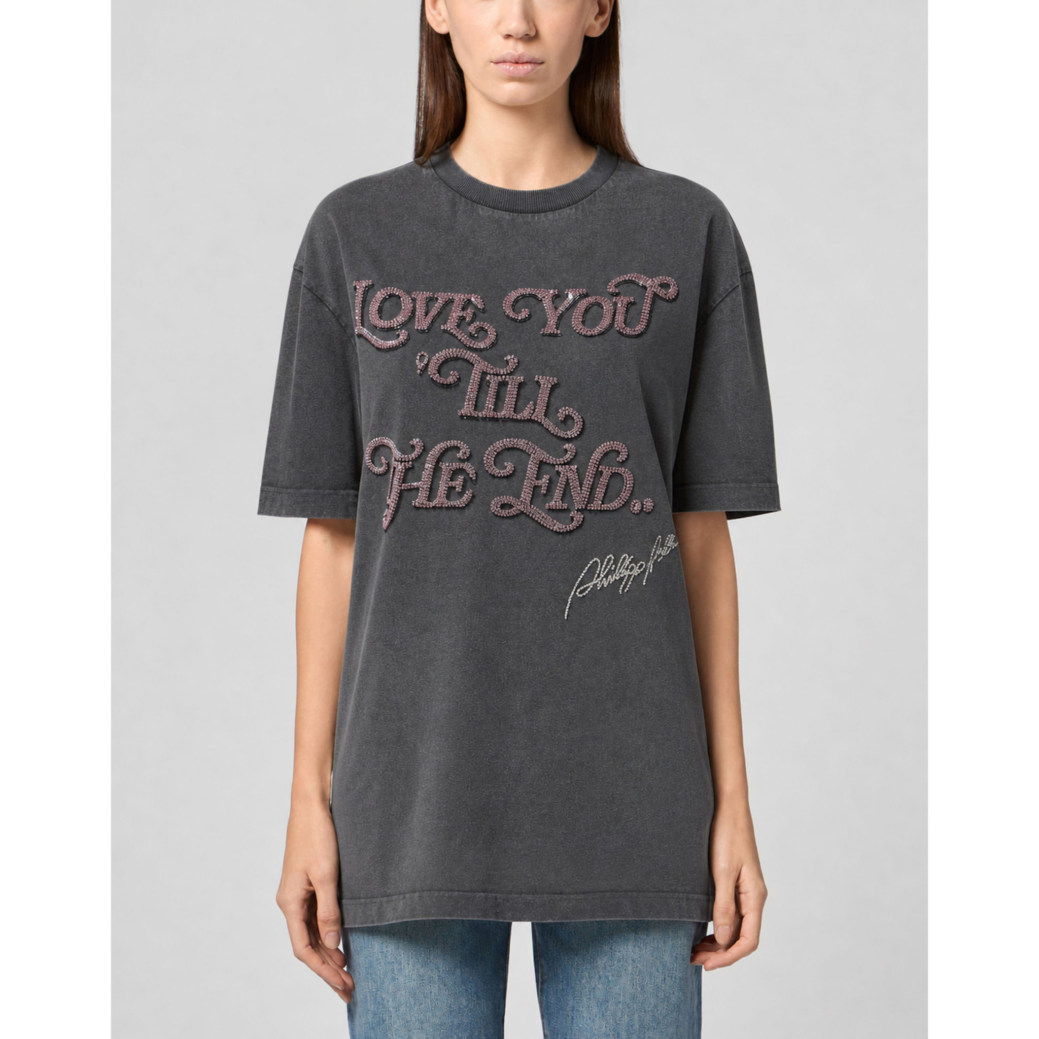 PHILIPP PLEIN Abiti T-shirt corti LOVE