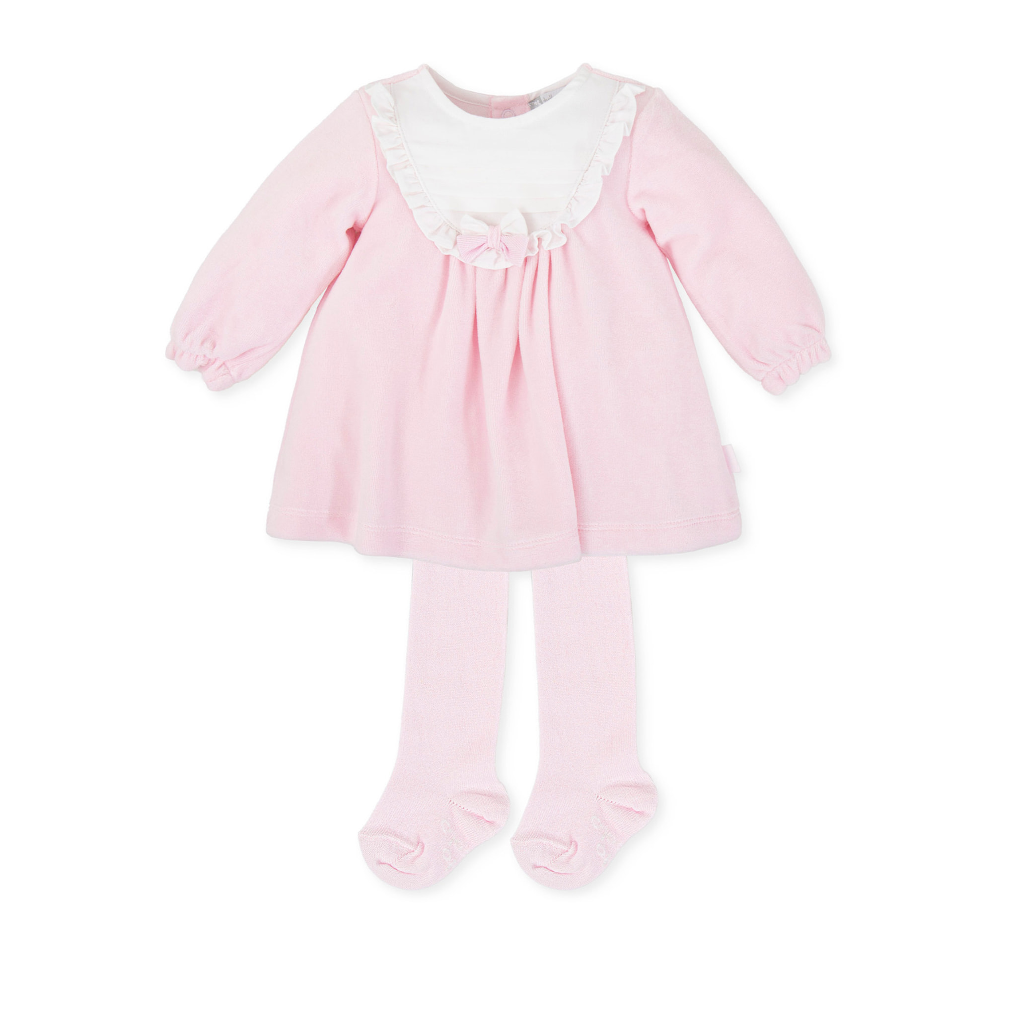 Vestido con leotardos - Rosa