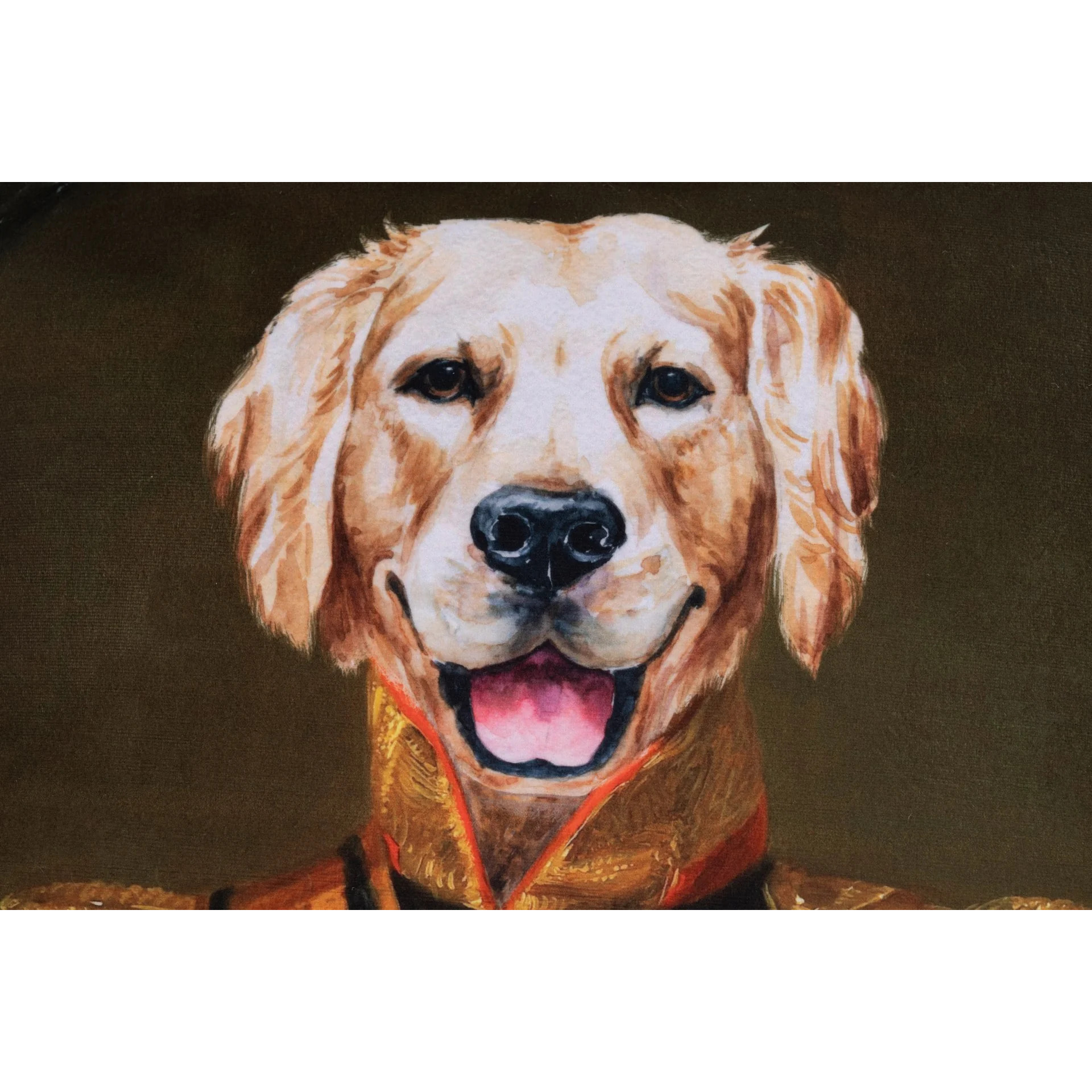 Cojin Golden Velvet 45x13x45 Cm