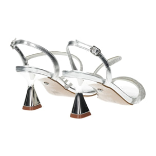 Sandali Donna Tata Italia Argentato