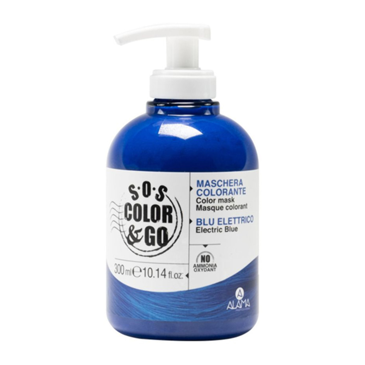 ALAMA Professional SOS Color & Go Mascarilla Colorante Azul Eléctrico 300 ml