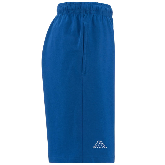 Kappa - Pantaloni Corti Uomo Blu - Logo Cabog