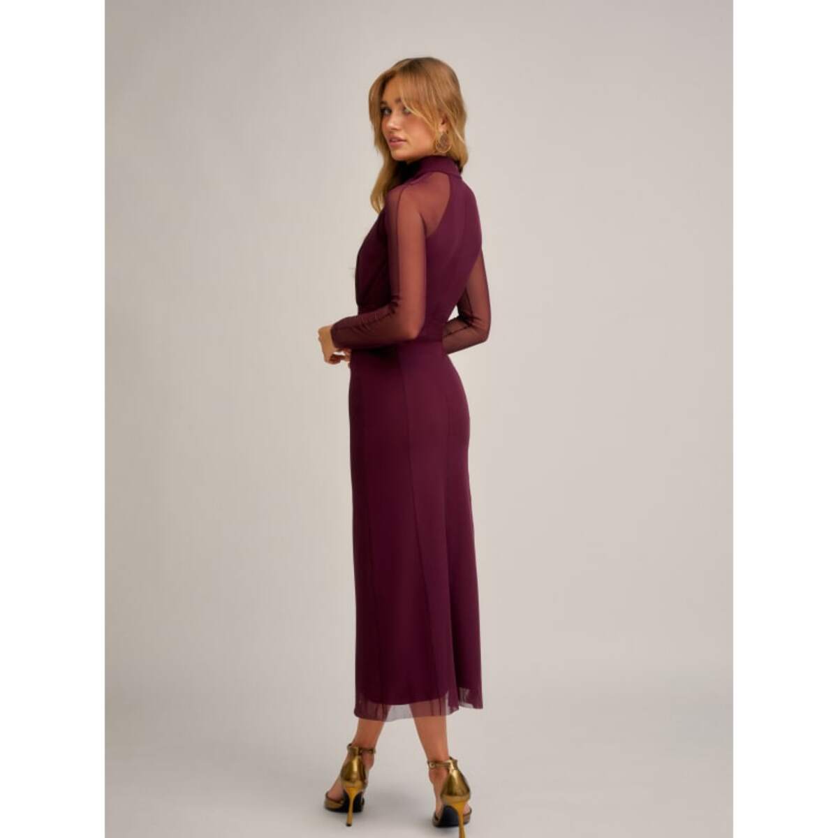 VESTIDO VICTORIA MAVI BERENJENA