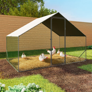 Enclos grillagé pour poules 6m² - 3x2m