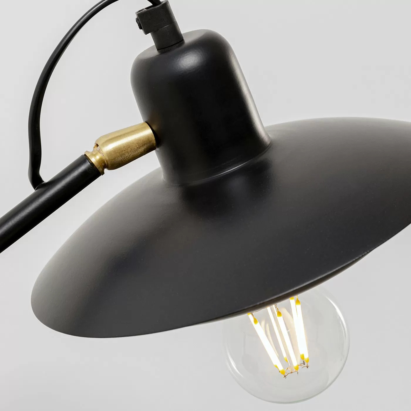 Lampadaire Speaker Duo 149cm noir Kare Design