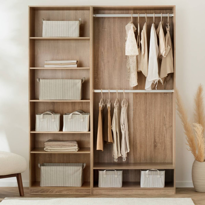 Module étagères Dolo H.180cm beige