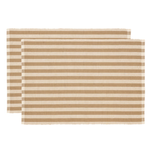 Set de 2 set de table Statement Stripe 33x48cm