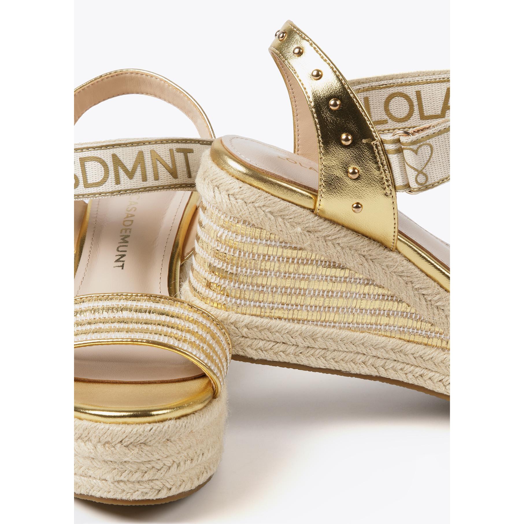 Zeppe dettagli metallizzati