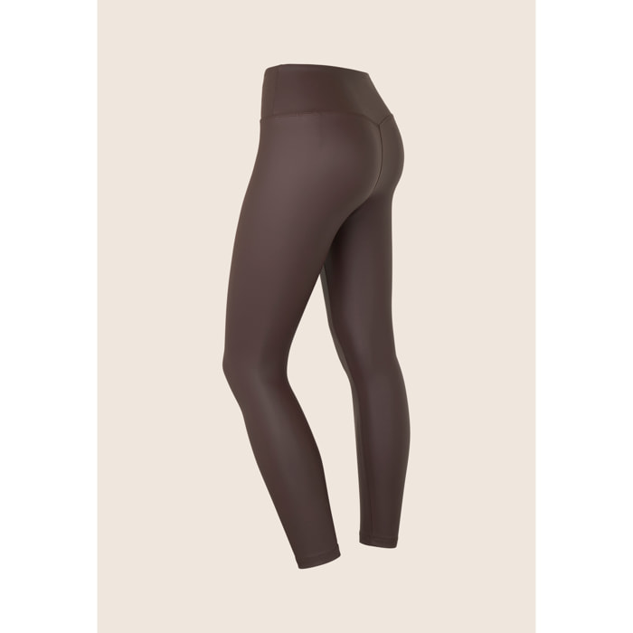 Leggings Vita Alta 7/8 in Tessuto Tecnico