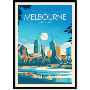 Affiche - Melbourne - Studio Inception