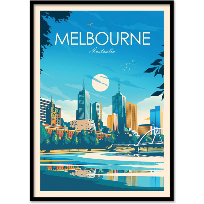 Affiche - Melbourne - Studio Inception