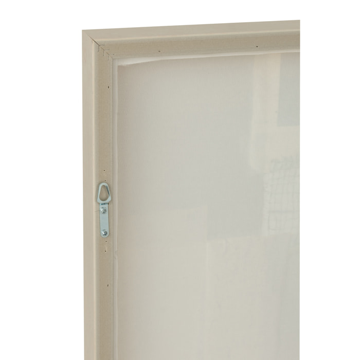 J-Line Toile Tod Canvas/Bois De Pin Mix Assortiment De 3