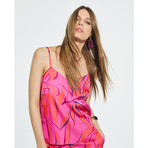 Top canotta stampato