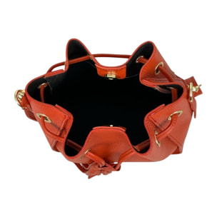 Bolso Tipo Cubo Cheval Firenze Matilde Naranja