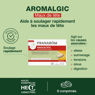 Pranarom - Comprimés maux de tête - 8 COMPRIMES