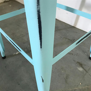 Tabouret de bar bleu (lot de 2) LEEDS