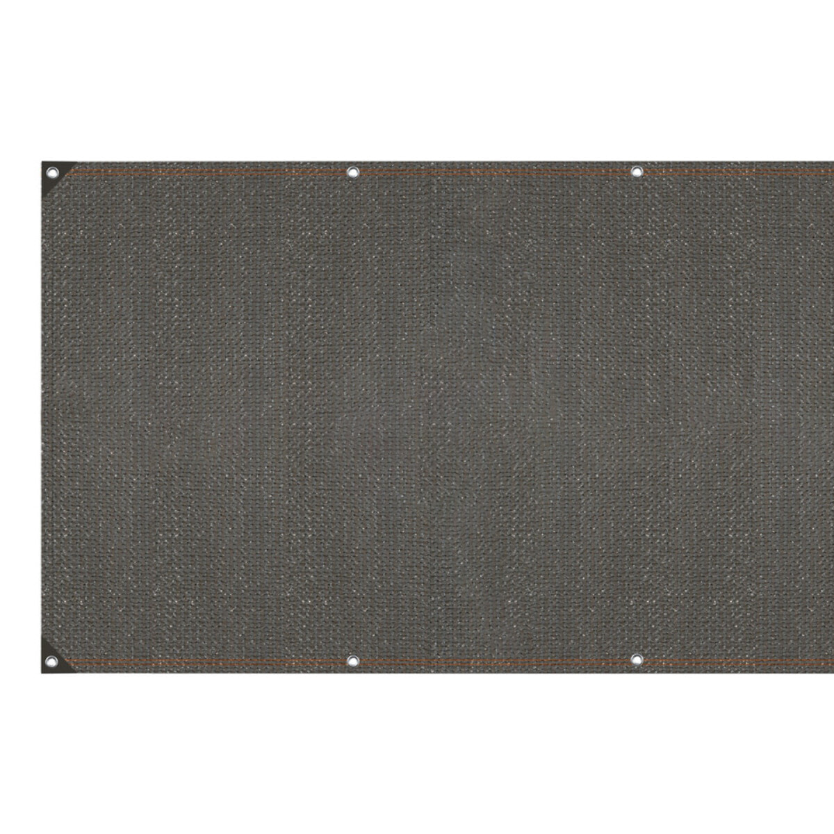 Brise vue occultant  1x5 m 220 gr/m² gris
