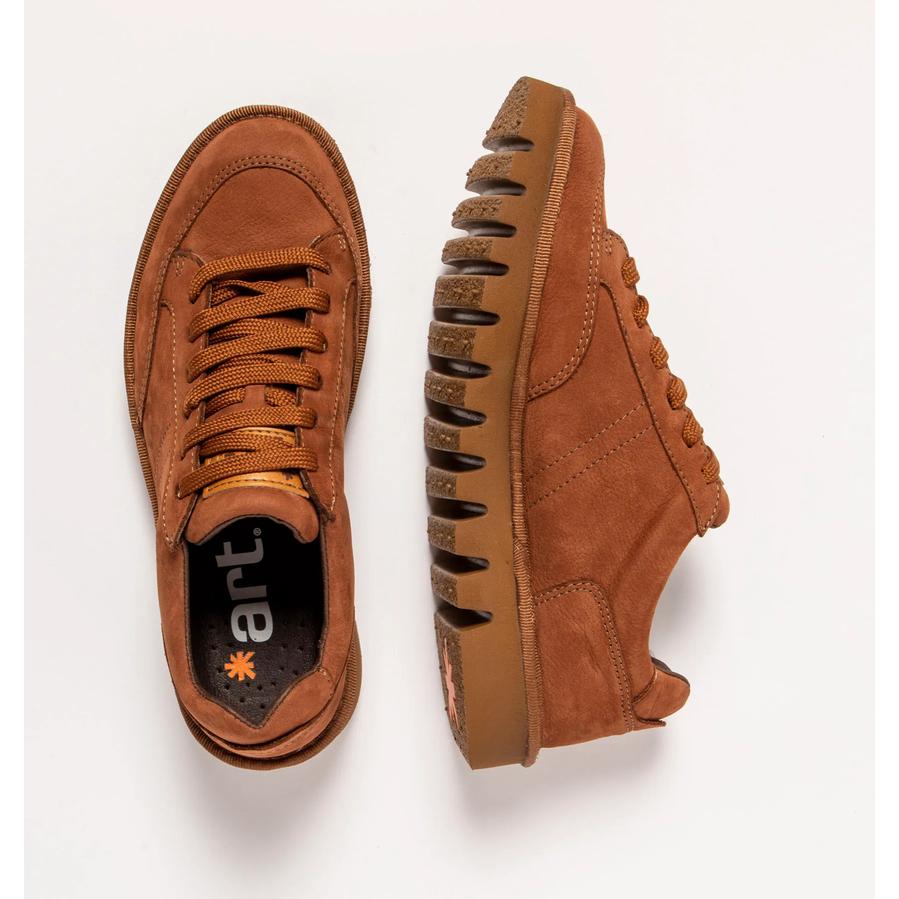 Zapatos 1595 NOBUCK CUERO/ONTARIO color Cuero