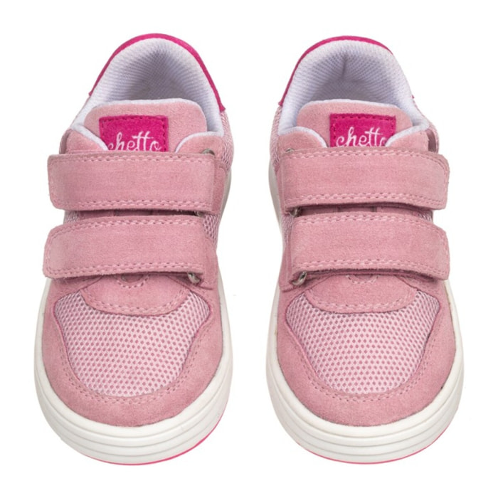 Basket fashion dos velcros toda en piel