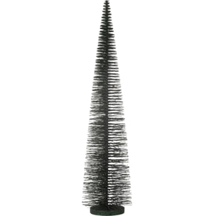 J-Line décoration Sapin De Noël Paillettes - plastique - vert foncé - large