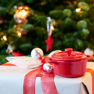 Set de Mini Cocotte. 4 pcs (x4 Mini Cocotte 10 cm). Cerise
