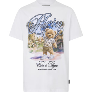 PHILIPP PLEIN Round Neck T-Shirt Teddy Tennis