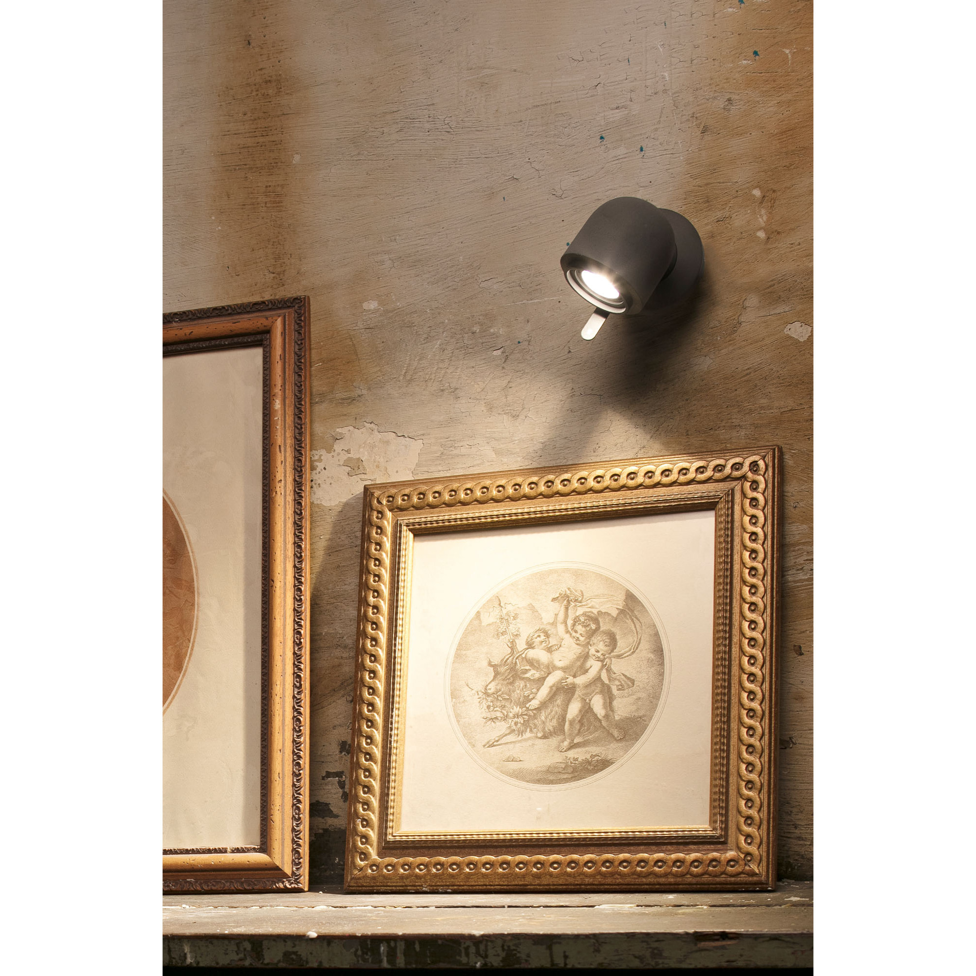 STONE Lampe applique gris roche