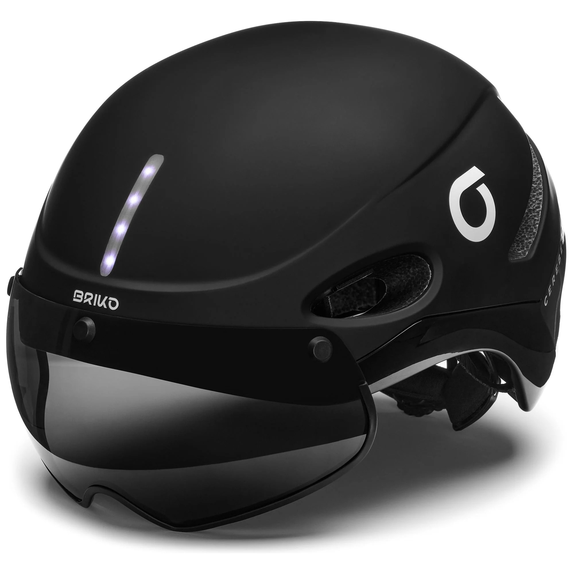 Caschi Briko Uomo Donna Nero E- One Visor