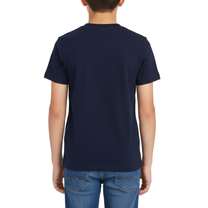 T-shirt jersey con stampa logo Polo Club St Martin Blu
