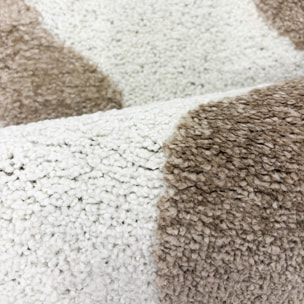 PANTONE - Tapis beige à bords festonnés TERRA DEL SOL