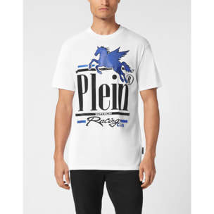 PHILIPP PLEIN Camiseta de cuello redondo y manga corta RACING