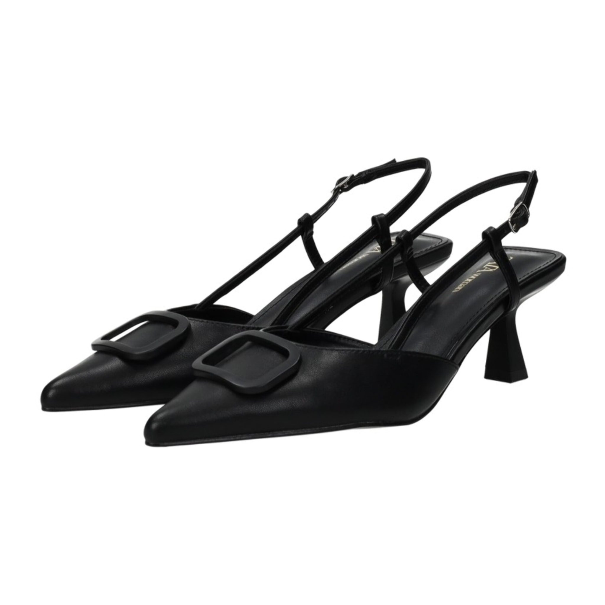 Décolleté sling back Donna Tata Italia Nero