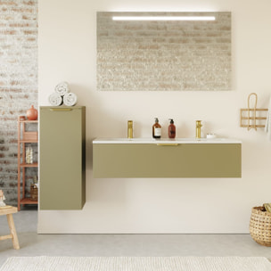 Ensemble double vasque 1 tiroir + miroir - VENICE