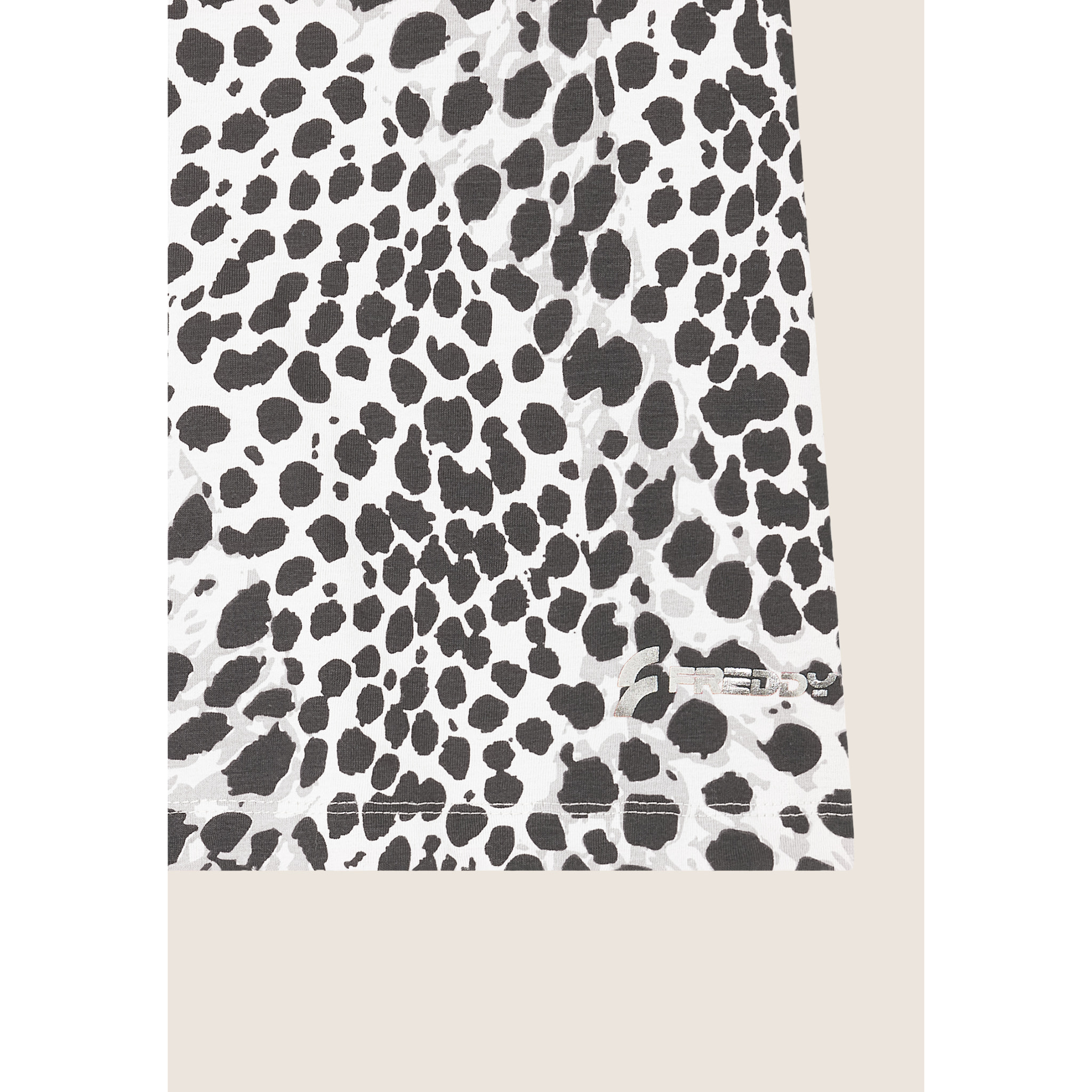 T-shirt regular fit in jersey animalier