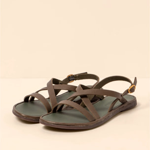 Sandalias N5694 SOFT NAPPA FOREST / TULIP color Forest