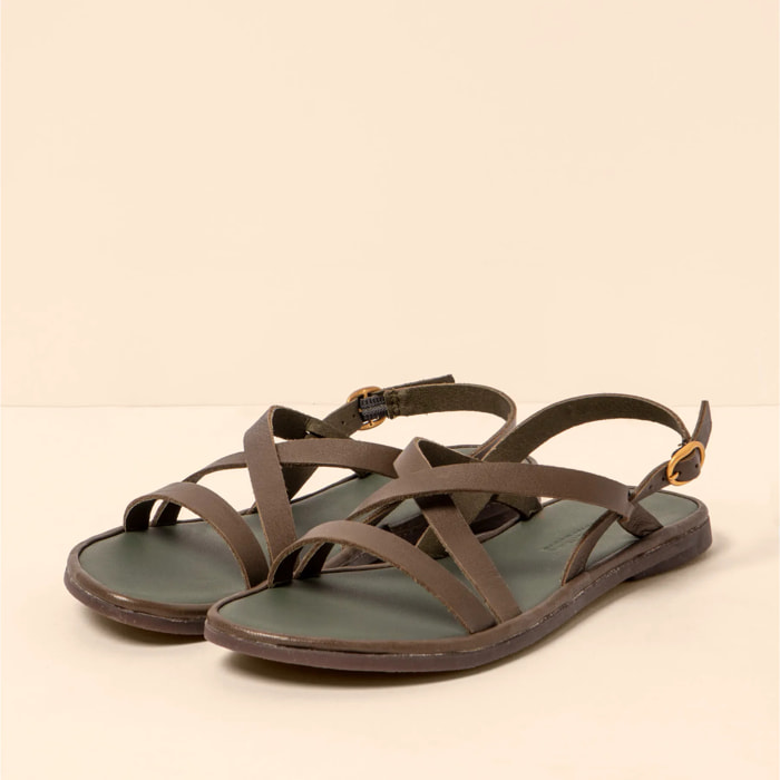 Sandalias N5694 SOFT NAPPA FOREST / TULIP color Forest