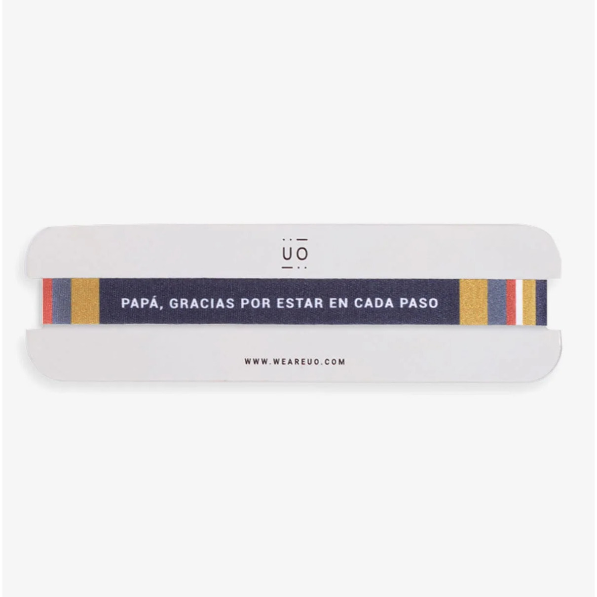 Pulsera "Papá, gracias por estar en cada paso"