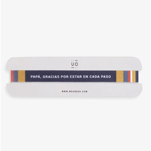 Pulsera "Papá, gracias por estar en cada paso"
