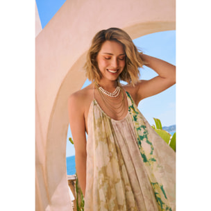 Collana Cleopatra  in Acciaio Placcato Oro