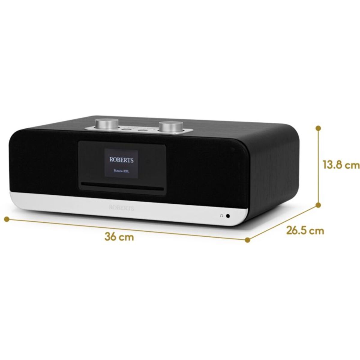 Radio DAB ROBERTS BLUTUNE 300LE BOIS NOIR