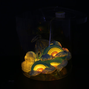 Guirlande - HOME DECO KIDS - 10 LED - Ambiance douce - Blanc et bleu