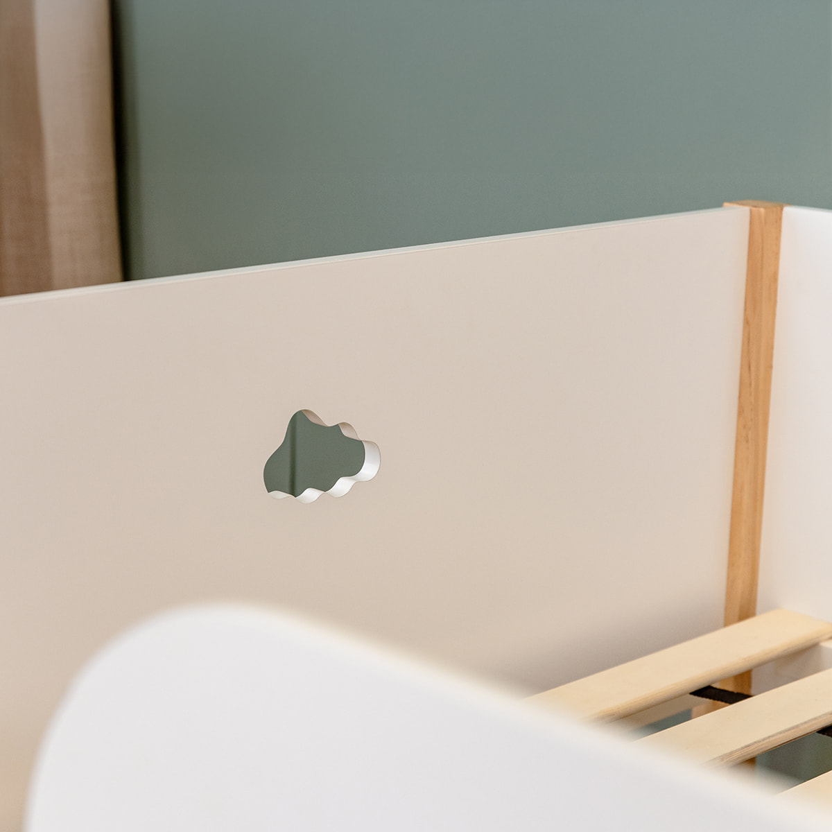 Lit Nuage enfant mi-hauteur 90x190cm - Hypnia