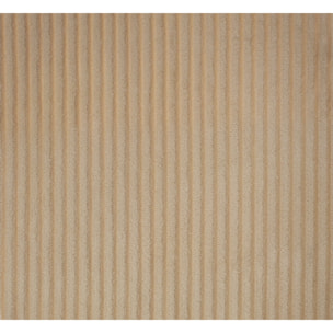 TRAPUNTA INVERNALE VELLUTO LETTO MATRIMONIALE "LE CANNETè" BEIGE CHIARO PRODOTTO ITALIANO 350 GR/MQ